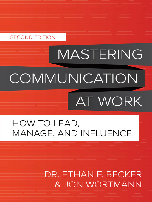Title details for Mastering Communication at Work by Ethan F. Becker - Available